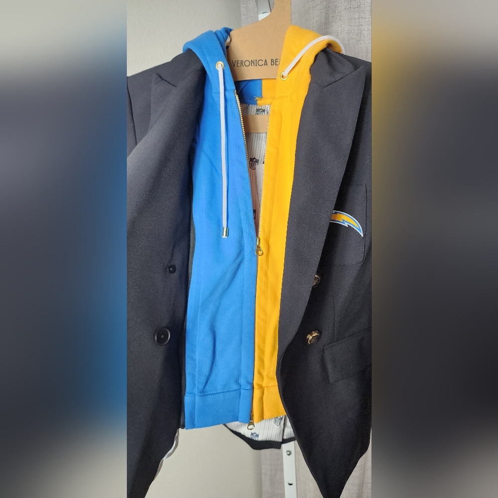 Veronica Beard Los Angeles Chargers Dickey Jacket - Picture 8 of 16